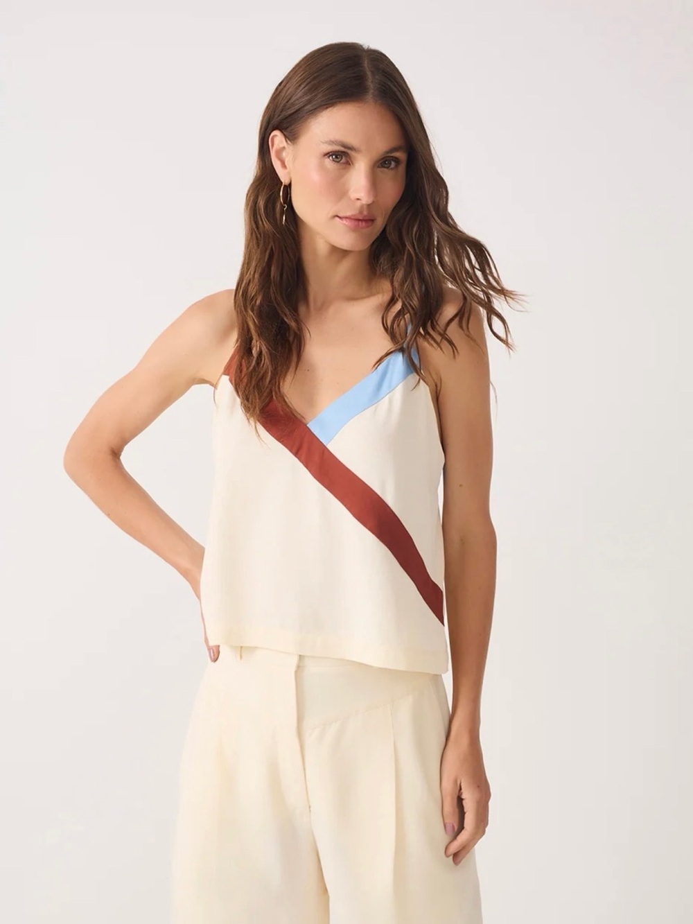 V-neck Cami Top NWT (Retails: $119)